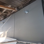 Foundation with patio