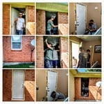 From a window to a door