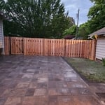 Finished Patio and Fence