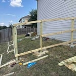Standard privacy fence