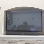 Mounted TV