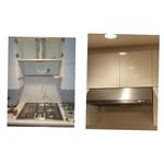 Before and After Oven Range Hood Install