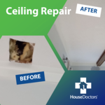 Ceiling drywall repair