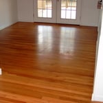 Refinished hard wood floor