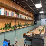 birdsmouth bookshelf brackets - twin shelves