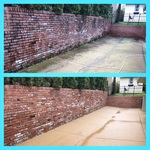 Before and after wall/driveway