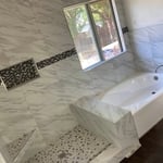 Shower bath combo