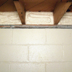 With Spray Foam Barrier