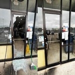 Door glass replacement