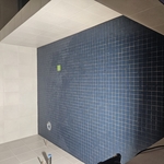 Walk in shower floor