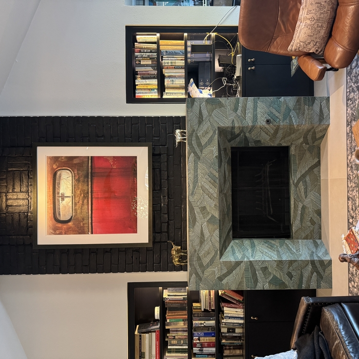Fireplace refinish