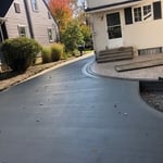Driveway with stamped Patio