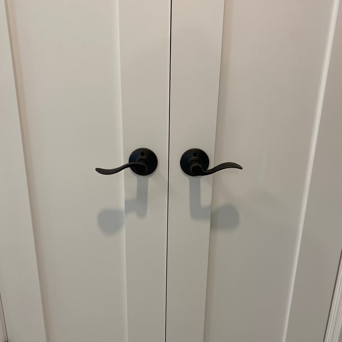 Close up of doors