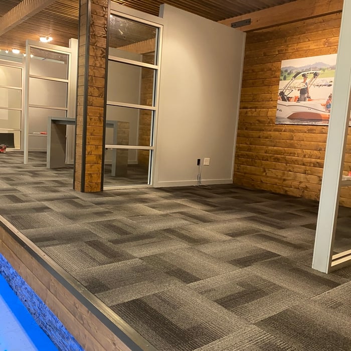 Finished sales floor