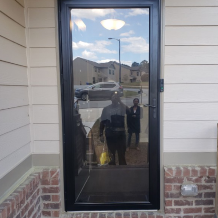 Stafford Glass Storm Door Installation