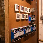 Control wall of mechanical room
