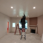 New Can Lights and Fan Movement