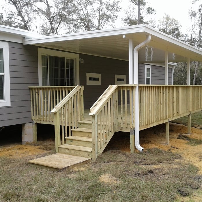 Covered deck