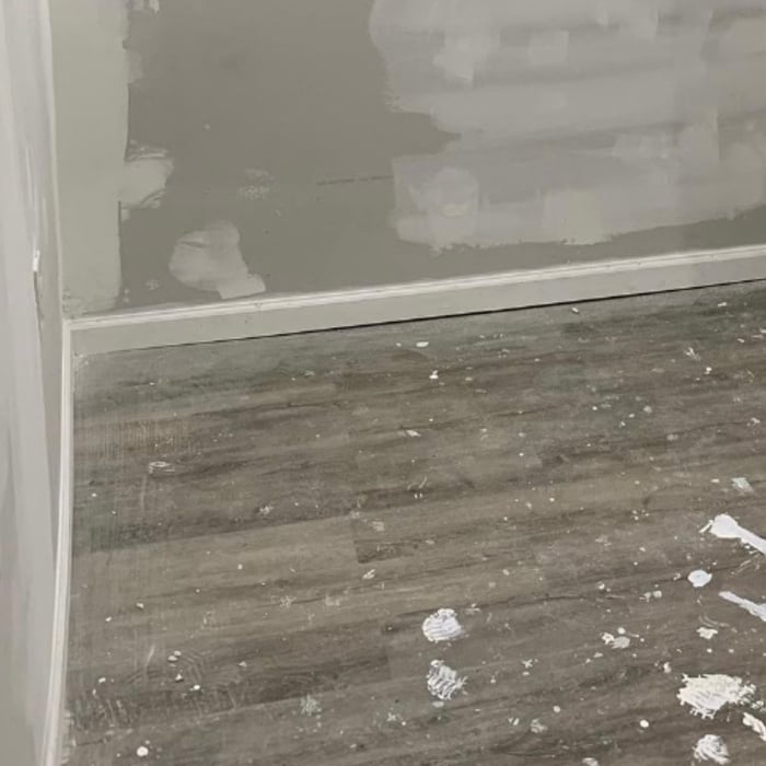 Basement hardwood floor
