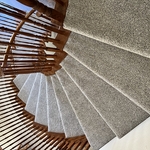 Carpet on stairs