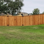 Board on Board Wood Fence