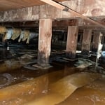 Flood under house