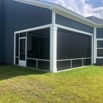 Screened in Corner Porch