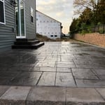 Stamped patio