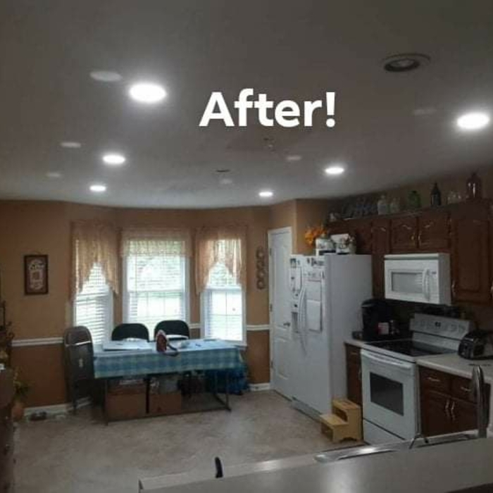 Kitchen lighting remodel