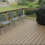 New Composite decking and new railing