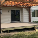 Deck with pergola