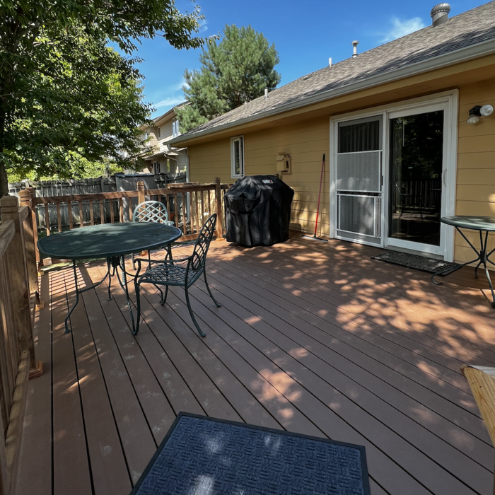 finished deck