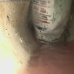Inside pipe