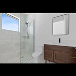 Modern restroom cabinet with 2 drawers and extra s