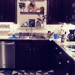 Kitchen before cleaning