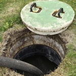 Septic tank pump and unclogged