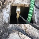 Septic tank pump and unclogged