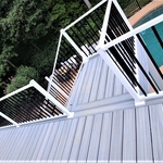 Composite Deck with Custom Railing