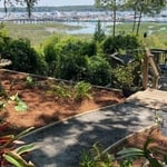 Gravel Walkway & Landscaping
