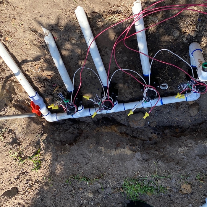 Irrigation manifold build