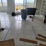 Installing hardwood floor