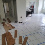 Installing hardwood floor