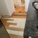 Installing hardwood floor