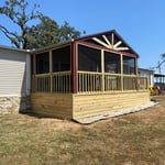 SCREENED IN EXTERIOR PORCH