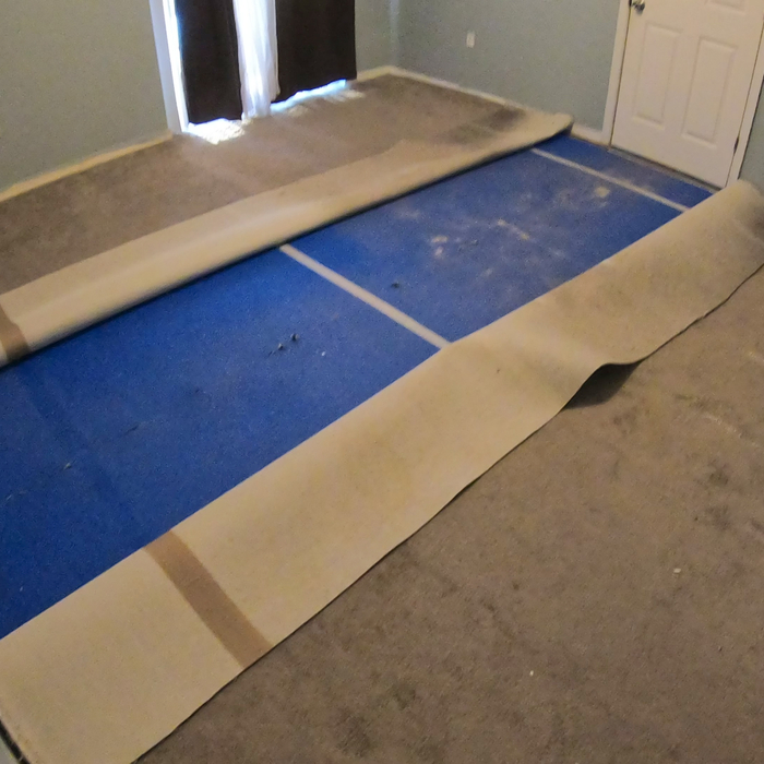Bedroom floor installatio