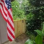 "Made in America" Fence