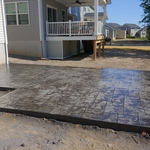 Stamp patio job