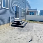 Stamp patio job