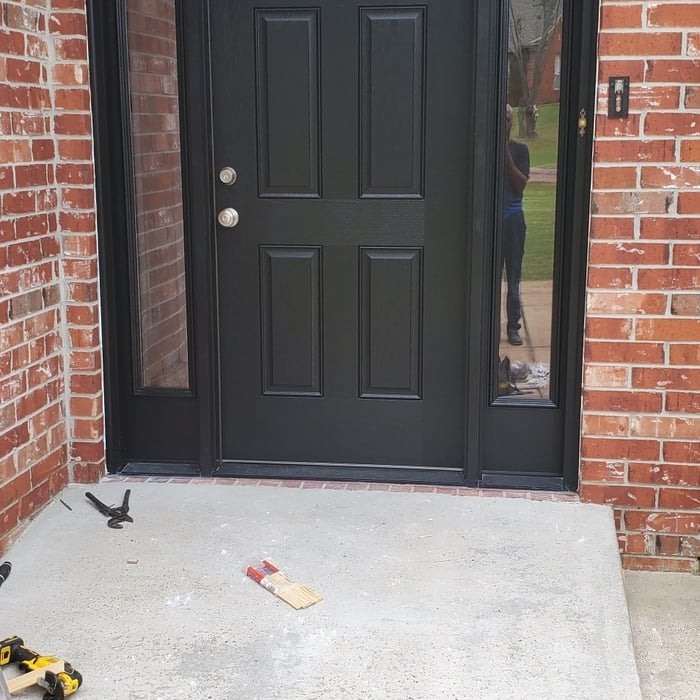 Front Door with Sidelights