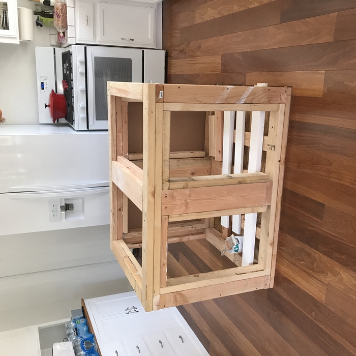 Framing for new countertop
